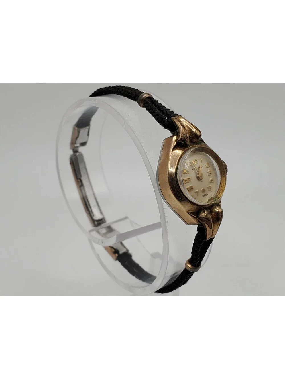 Vintage Crosby Mechanical Watch Women 10k R.G.P Bezel For Parts
